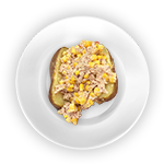 Baked Potato With Tuna Mayonnaise 